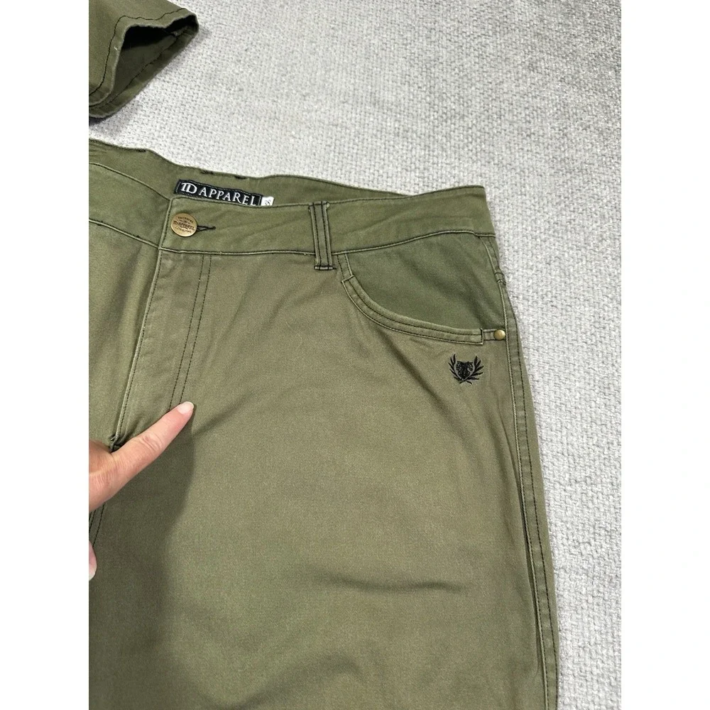 TD Apparel Pants Mens 38x32 Green Straight Leg Tactical Workwear Utility Read